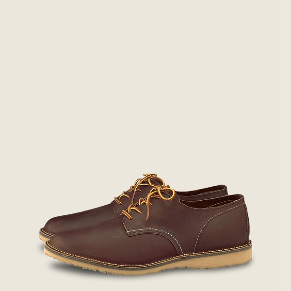 Red Wing Mens Weekender – Rough & Tough Leather - Oxford Brown - 2961EZXYH